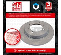 EICHER Brake Discs Pair Solid Rear 260mmX2 FITS VOLVO S40 V40 1995 TO 2004