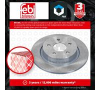 Febi Bilstein 24620 Brake Disc Fits Volvo V50 1.6 D 1.6 D2 D3 D4 2.0 CDI 2.0 D