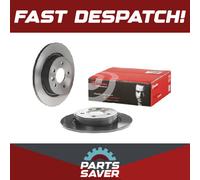2x Brake Discs Pair Solid fits VOLVO S40 Mk2 Rear 04 to 12 280mm Set Brembo New