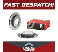 2x Brake Discs Pair Solid fits VOLVO V40 645 2.0 Rear 95 to 04 260mm Set Brembo