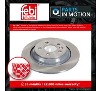 2x Brake Discs Pair Solid fits VOLVO XC70 Mk2 Rear 07 to 16 302mm Set 30769059