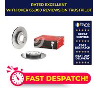 2x Brake Discs Pair Solid fits VW BORA 1J2, 1J6 2.0 Rear 99 to 05 239mm Set New