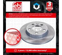 2x Brake Discs Pair Solid fits AUDI TT 8N3, 8N9 1.8 Rear 98 to 06 239mm Set Febi