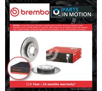 2x Brake Discs Pair Solid fits VW GOLF Mk4 2.3 Rear 98 to 06 239mm Set Brembo