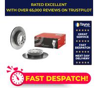 2x Brake Discs Pair Solid fits VW GOLF Rear 03 to 20 253mm Set Brembo VOLKSWAGEN