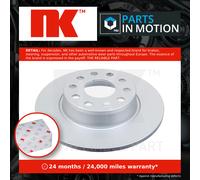 2x Brake Discs Pair Solid fits VW TOURAN 1T, 1T3, 5T1 Rear 2003 on 272mm Set NK