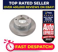 2x Brake Discs Pair Solid fits VW PASSAT Rear 96 to 05 244.4mm Set 4A0615301A