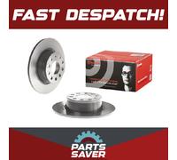 2x Brake Discs Pair Solid fits VW T-ROC A11 1.5 Rear 2017 on 272mm Set Brembo