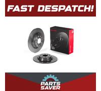 2x Brake Discs Pair Solid fits VW TIGUAN Rear 2016 on 300mm Set Brembo 3Q0615601