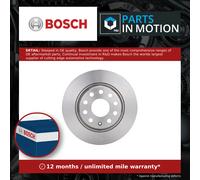 2x Brake Discs Pair Solid fits VW CC 358 Rear 11 to 16 282mm Set Genuine Bosch