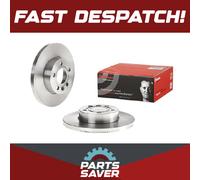2x Brake Discs Pair Solid fits VW TRANSPORTER Mk4 2.0 Front 96 to 03 AAC 282mm