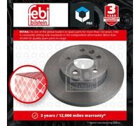 2x Brake Discs Pair Solid fits VW TRANSPORTER Mk4 2.5D Front 95 to 03 ACV 282mm