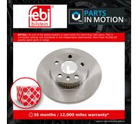 2x Brake Discs Pair Solid Front 282mm 14104 Febi Set 701615301G Quality New