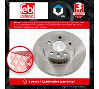 2x Brake Discs Pair Solid Front 282mm 14104 Febi Set 701615301G Quality New