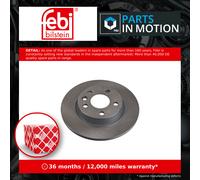 2x Brake Discs Pair Solid fits VW TRANSPORTER Mk4 2.5D Rear 95 to 03 280mm Set