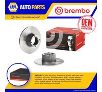 2x Brake Discs Pair Solid Front 209mm 08.1509.10 Brembo Set BTA383 32722130 New