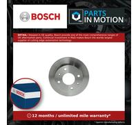 Bosch Brake Discs 0986478727 - Solid Front 229.8mm - Pair for Hyundai Amica/Atoz MX 1.0 (98-00)
