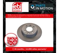 Febi Bilstein Brake Discs 09318 Solid Front 238mm for Renault Twingo Mk1 1.2 (93-98) Set of 2