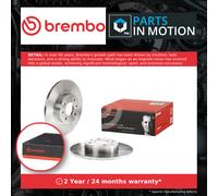 2x Brake Discs Pair Solid Front 257mm 08.9621.14 Brembo Set 71738373 Quality New