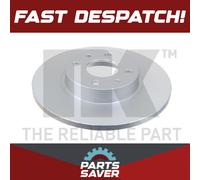 2x Brake Discs Pair Solid Front 257mm 312365 NK Set 51866265 Quality Guaranteed