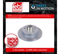 febi bilstein 02583 Brake Disc Set (2 Brake Disc) front, full, No. of Holes 5