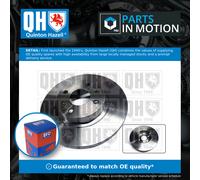 2x Brake Discs Pair Solid Front 258mm BDC3511 Quinton Hazell Set 46820655 New
