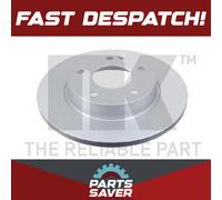 2x Brake Discs Pair Solid Front 260mm 313345 NK Set 1684210112 A1684210112 New