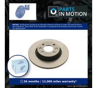 2x Brake Discs Pair Solid Front 260mm ADR164301 Blue Print Set 402065345R New
