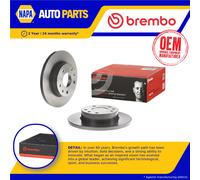 2x Brake Discs Pair Solid Front 262mm 08.7814.11 Brembo Set ANR4983 SDB100830