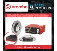 2x Brake Discs Pair Solid Front 262mm 08.7814.11 Brembo Set ANR4983 SDB100830