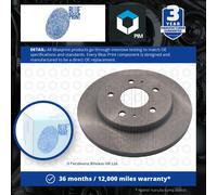 2x Brake Discs Pair Solid Front 273mm ADD64321 Blue Print Set 43512B4020 Quality