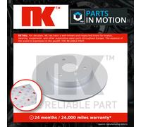 2x Brake Discs Pair Solid Front 280mm 313348 NK Set 0004341V001 Quality New