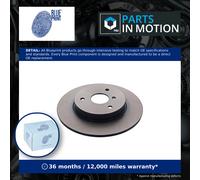 2x Brake Discs Pair Solid Front 280mm ADU174308 Blue Print Set A0004341V001 New