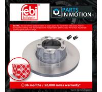 Febi 11393 Front Brake Disc Inc Additional Parts Fits Volkswagen LT 21 2