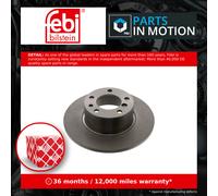 2x Brake Discs Pair Solid Front 302mm 01716 Febi Set 34111158042 34111159898 New