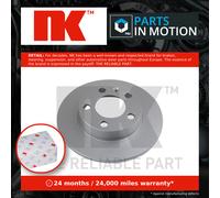 2x Brake Discs Pair Solid Rear 230mm 314761 NK Set 1J0615601 1J0615601C Quality