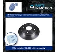 2x Brake Discs Pair Solid Rear 231mm ADT343150 Blue Print Set 4243112070 Quality
