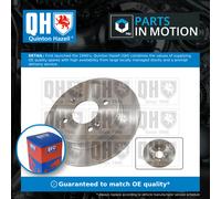 2x Brake Discs Pair Solid Rear 234mm BDC5568 Quinton Hazell Set 584110X500 New