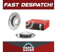 2x Brake Discs Pair Solid Rear 239mm 08.9148.11 Brembo Set 1J0615601D Quality