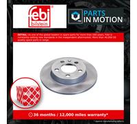 2x Brake Discs Pair Solid fits AUDI TT 8N3, 8N9 1.8 Rear 98 to 06 239mm Set Febi