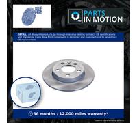2x Brake Discs Pair Solid Rear 239mm ADV184353 Blue Print Set 1J0615601D Quality