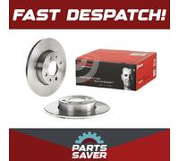 2x Brake Discs Pair Solid Rear 240mm 08.4917.10 Brembo Set 0060576335 0060800345