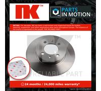 2x Brake Discs Pair Solid Rear 240mm 204024 NK Set GBD90842 SDB100460 Quality