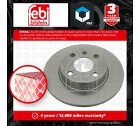 2x Brake Discs Pair Solid Rear 240mm 23553 Febi Set 0569112 569112 009196592 New