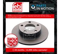 2x Brake Discs Pair Solid fits VW PASSAT 2.8 Rear 96 to 05 245mm Set 8D0615601A