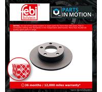 2x Brake Discs Pair Solid fits VW PASSAT 2.8 Rear 96 to 05 245mm Set 8D0615601A