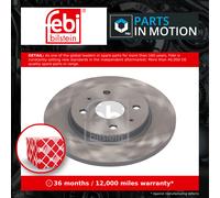 2x Brake Discs Pair Solid Rear 249mm 198932 Febi Set EM2EY3502111S 1432902600