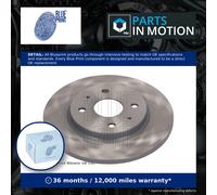 2x Brake Discs Pair Solid Rear 249mm ADBP430260 Blue Print Set EM2EY3502111S New