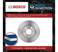 2x Brake Discs Pair Solid Rear 251.2mm 0986478341 Bosch Set 164062610000 BD281