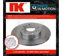 2x Brake Discs Pair Solid Rear 251mm 203231 NK Set BB4C26251 BB4C26251A Quality